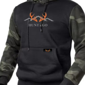 Black/Camo Hooded sweatshirt
