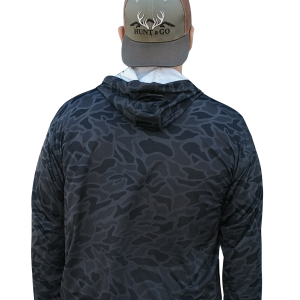 Hoodie UPF50+Sun Protect Black